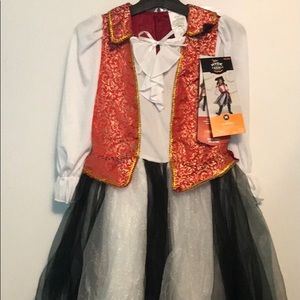 Girls Pirate Costume- Medium (7-8)